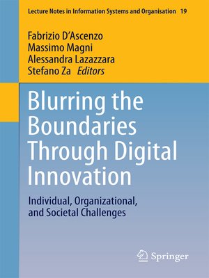 cover image of Blurring the Boundaries Through Digital Innovation